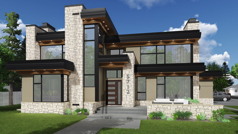 Desain Rumah 2 Lantai Terbaik Minimalis Terbaru