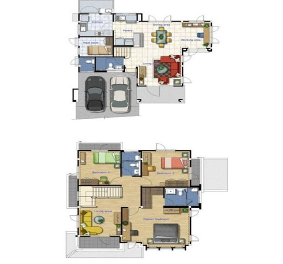 Desain Rumah Minimalis 2 lantai