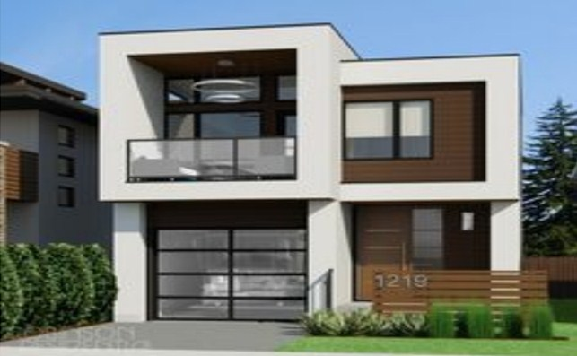 Desain Rumah 2 Lantai Atap Datar