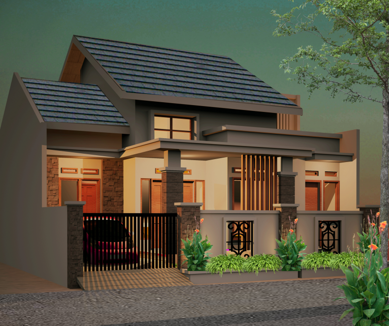 Desain Rumah 2 Lantai di Lahan Sempit