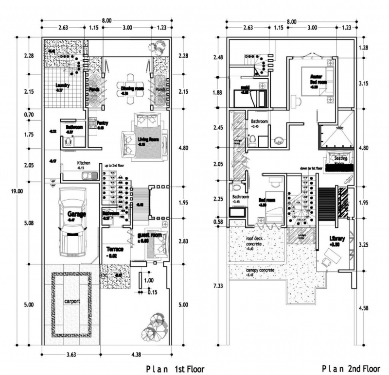 Rumah 2 Lantai 6 x 10 Minimalis Modern