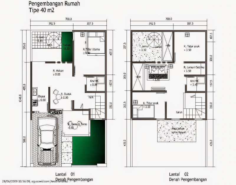 Rumah 2 Lantai 6 x 10 Modern Minimalis