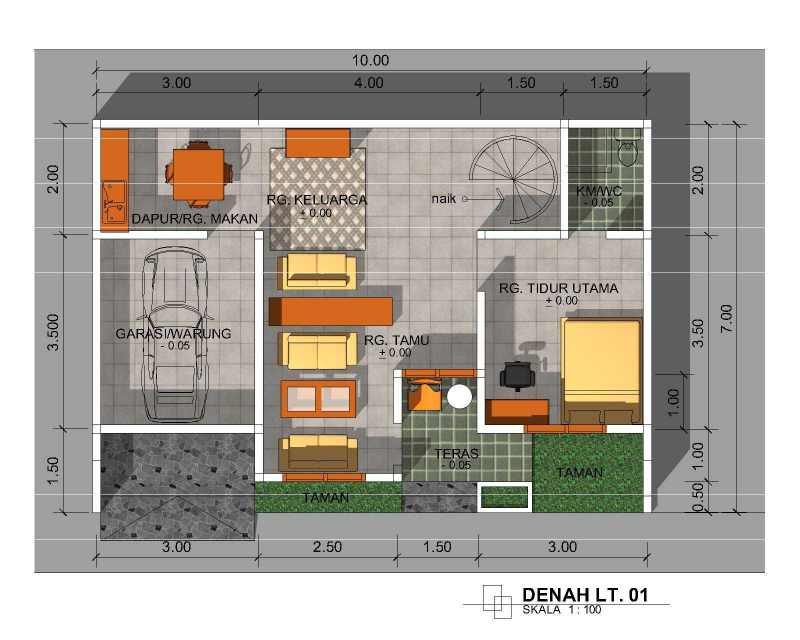 Rumah 2 Lantai 6 x 10 Terbaru