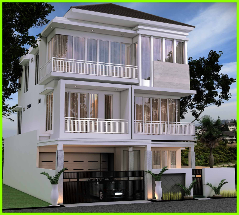Konsep Desain Rumah 2 Lantai Minimalis Modern dan Elegan