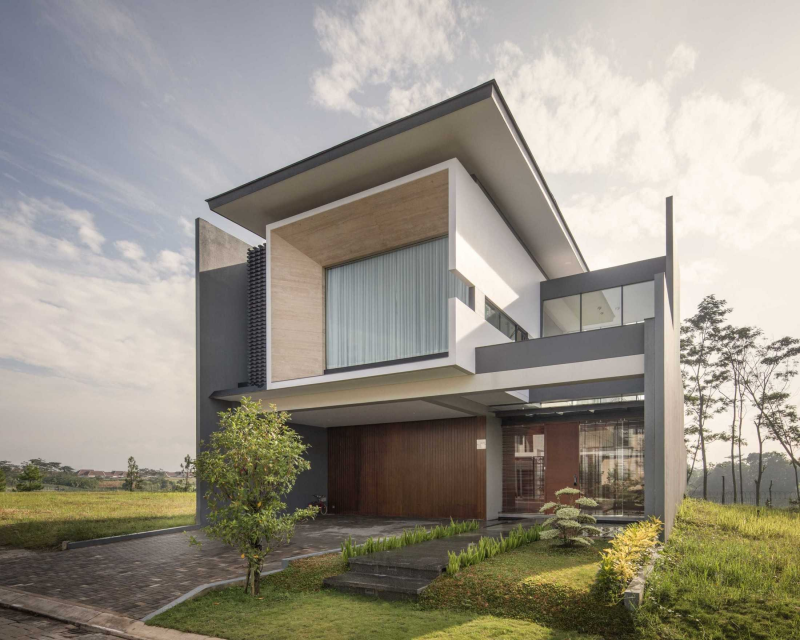 Sketsa Desain Rumah 2 Lantai Minimalis Modern dan Elegan