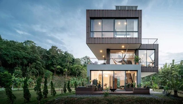 Desain Rumah 3 Lantai Gaya Modern