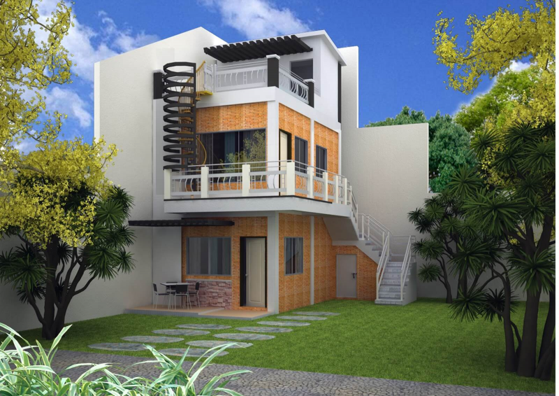 Ide Desain Rumah 3 Lantai