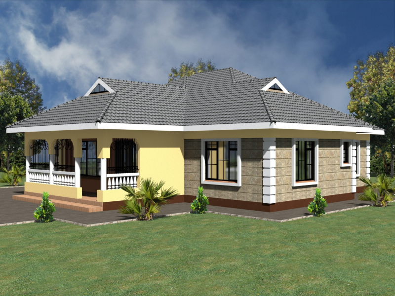 Foto Desain Rumah 3 Kamar Tidur Sederhana