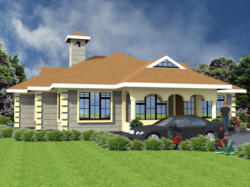 Gambar Desain Rumah 3 Kamar Tidur