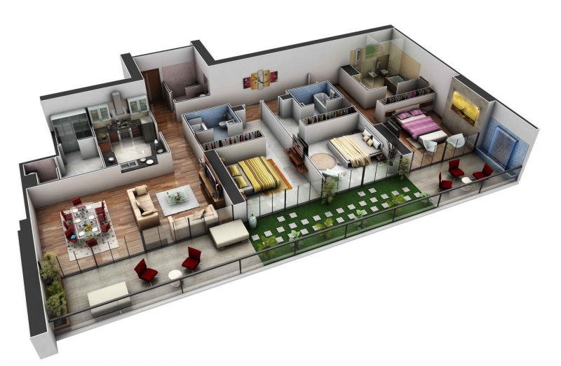 Ide Desain Rumah 3 Kamar Tidur