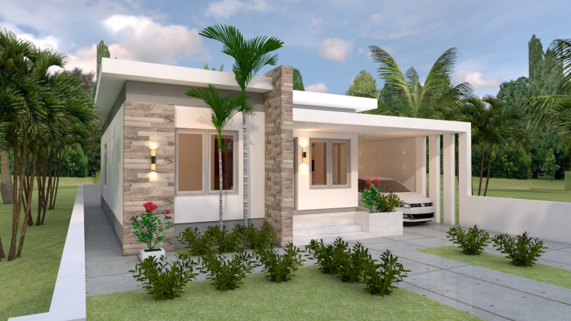 Desain Rumah 4x8 Minimalis Modern