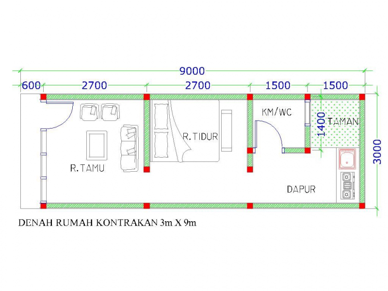 Gambaran Desain Rumah 4x8