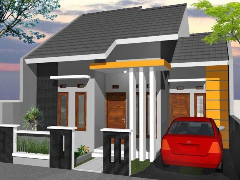 Model Rumah Minimalis Atap Asbes