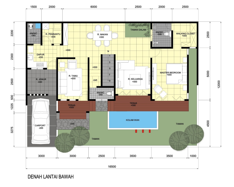 Desain Rumah 9x12 Sederhana