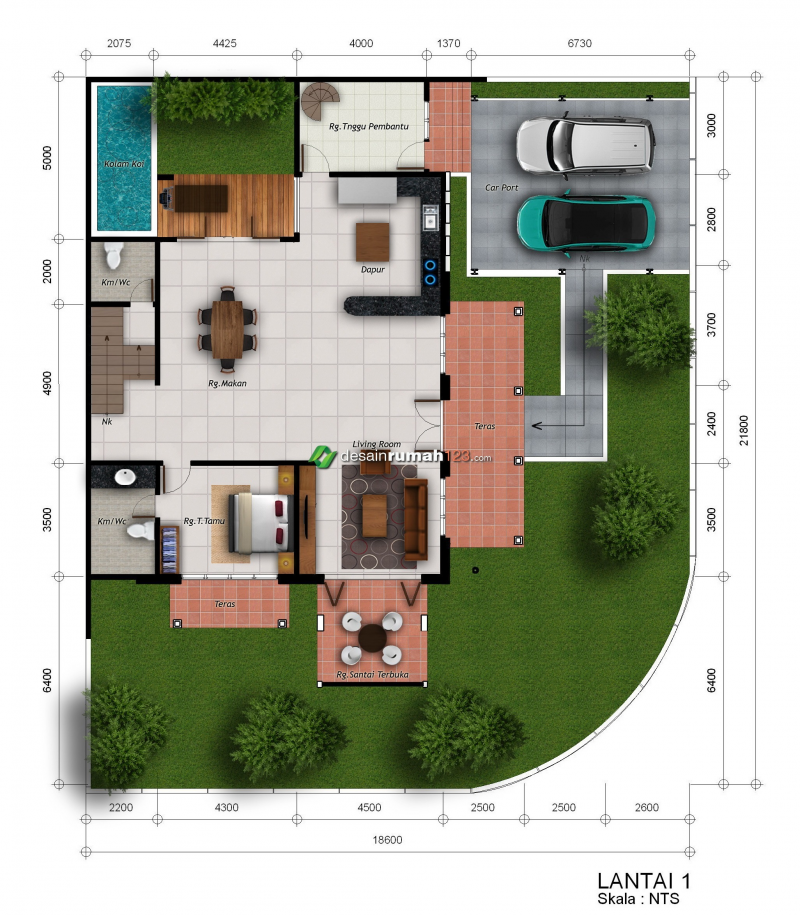 Desain Rumah 9x12