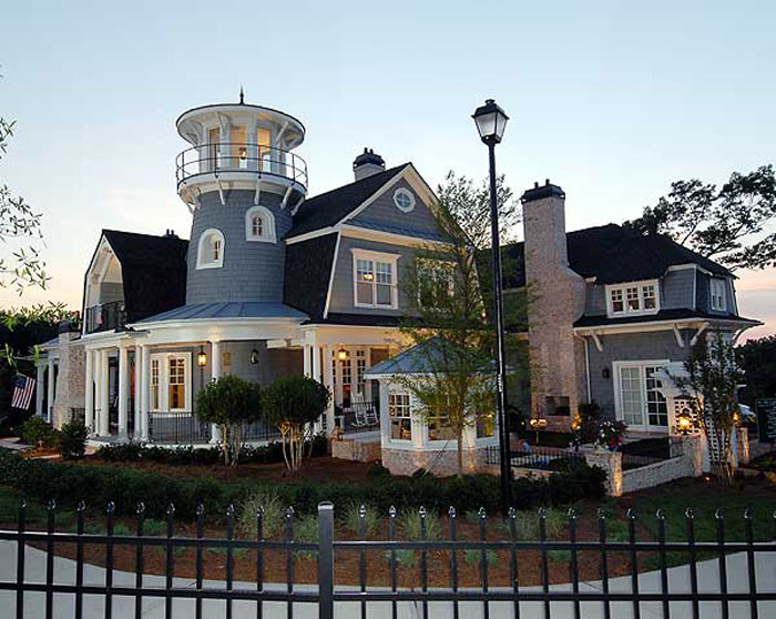 Desain Rumah American Classic Minimalis Konsep Natural