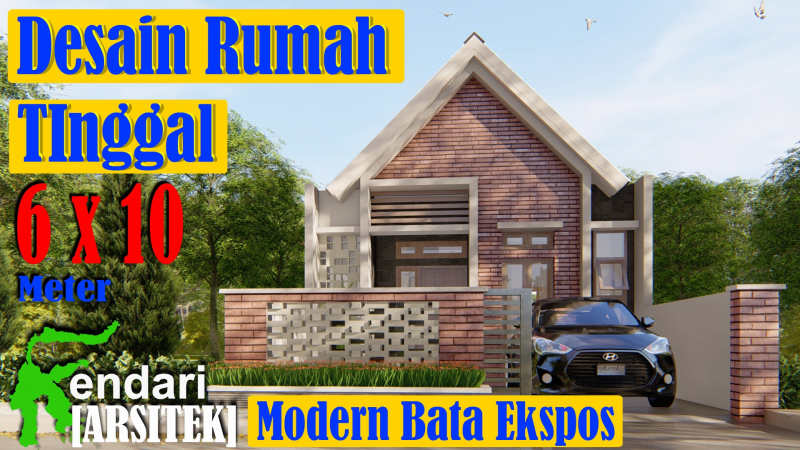 Desain Rumah 6x10 Terbaru