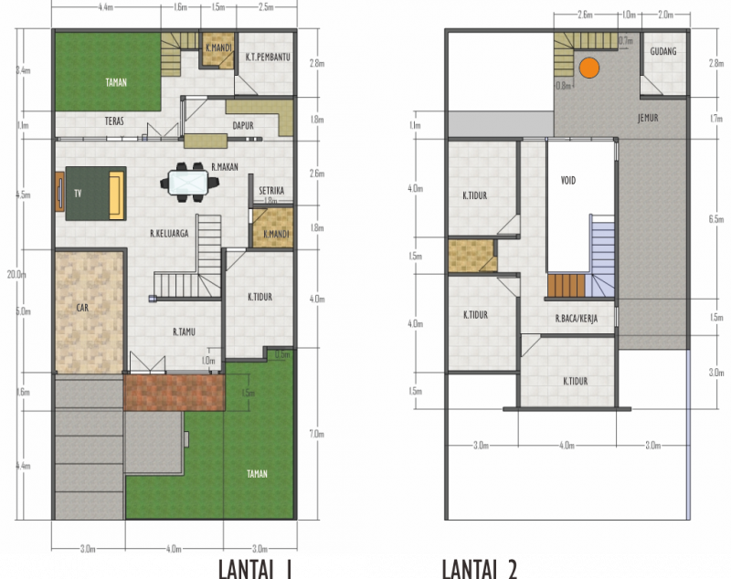 Gambaran Desain Rumah 6x10