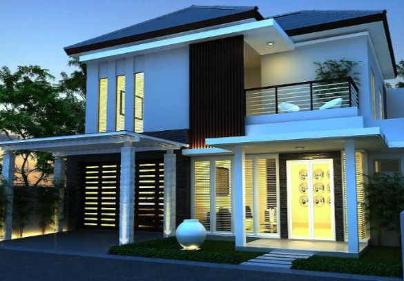 Desain Rumah 6x15 Keren