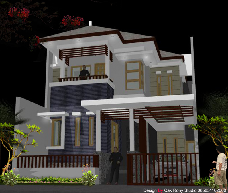 Desain Rumah 6x15 Sederhana
