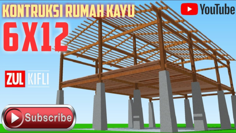 Desain Rumah 6x12 Mewah