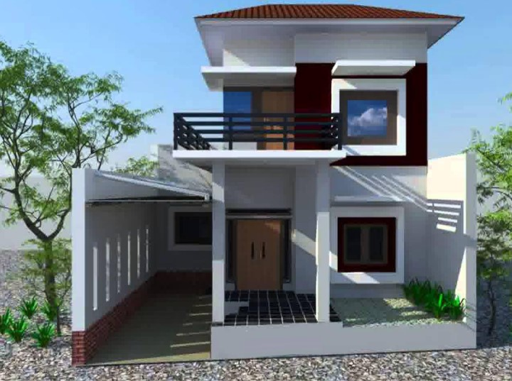 Desain Rumah 6x12 2 Lantai Simple