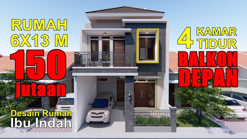 Contoh Gambar Desain Rumah 7x12