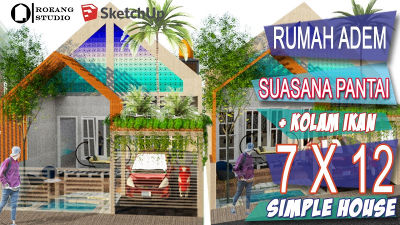 Gambar Desain Rumah 7x12