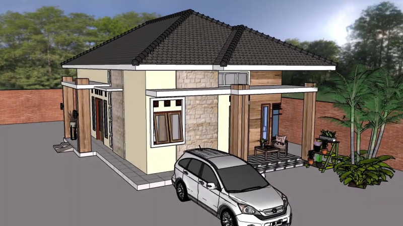 Konsep Desain Rumah 7x12