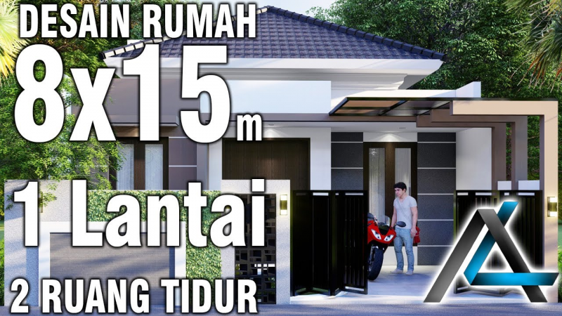 Gambar Desain Rumah 8x15