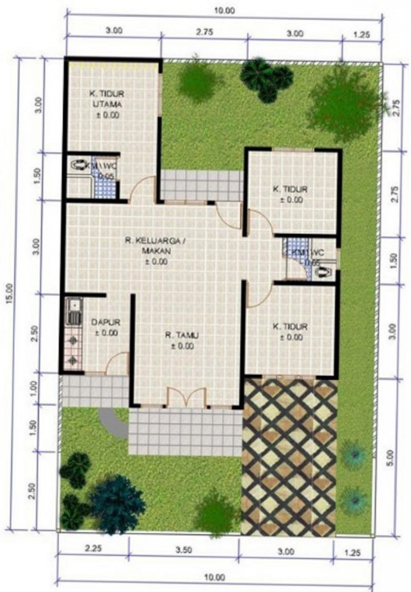 Desain Rumah 8x10 Renovasi