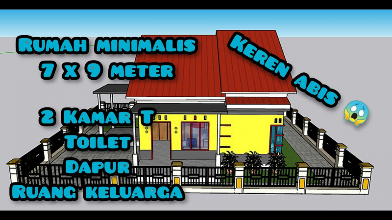 Desain Rumah 7x9 Terbaru