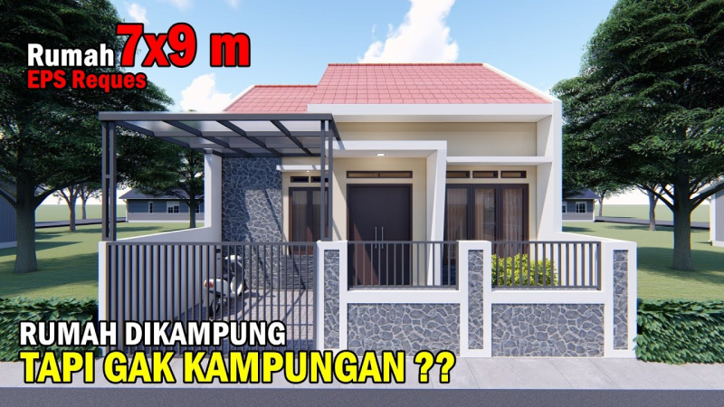 Konsep Desain Rumah 7x9