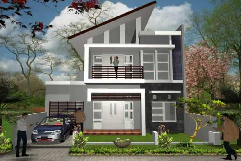 Contoh Atap Rumah Minimalis 2 Lantai Terbaru