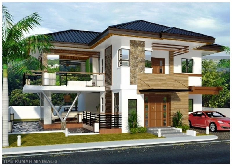 gambar Rumah Minimalis Lantai 2 Atap Limas