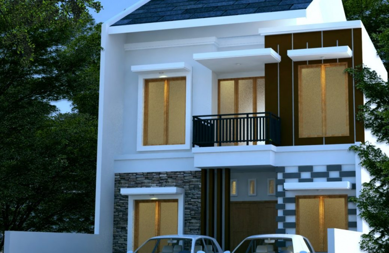 Rumah Minimalis 2 Lantai Atap Datar