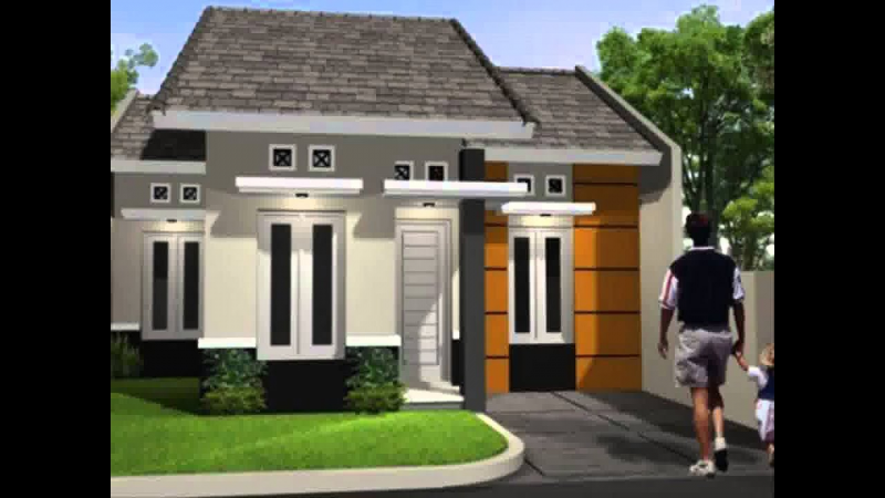 Desain Rumah 8x8 Konsep Natural