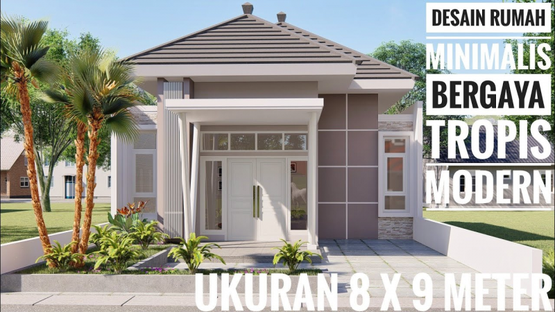 Desain Rumah 8x8 Terbaik