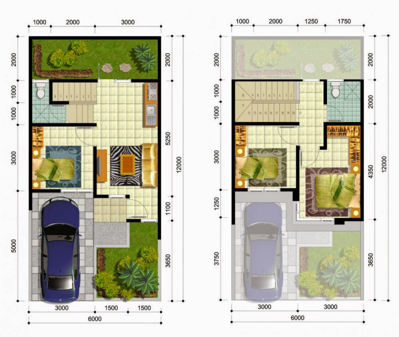 Konsep Desain Rumah 8x8
