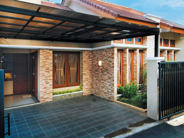 Desain Rumah Bagian Depan Simple - Desain id