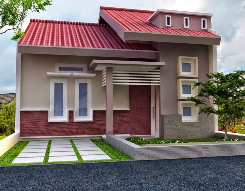Contoh Desain Rumah Bagian Depan - Desain id