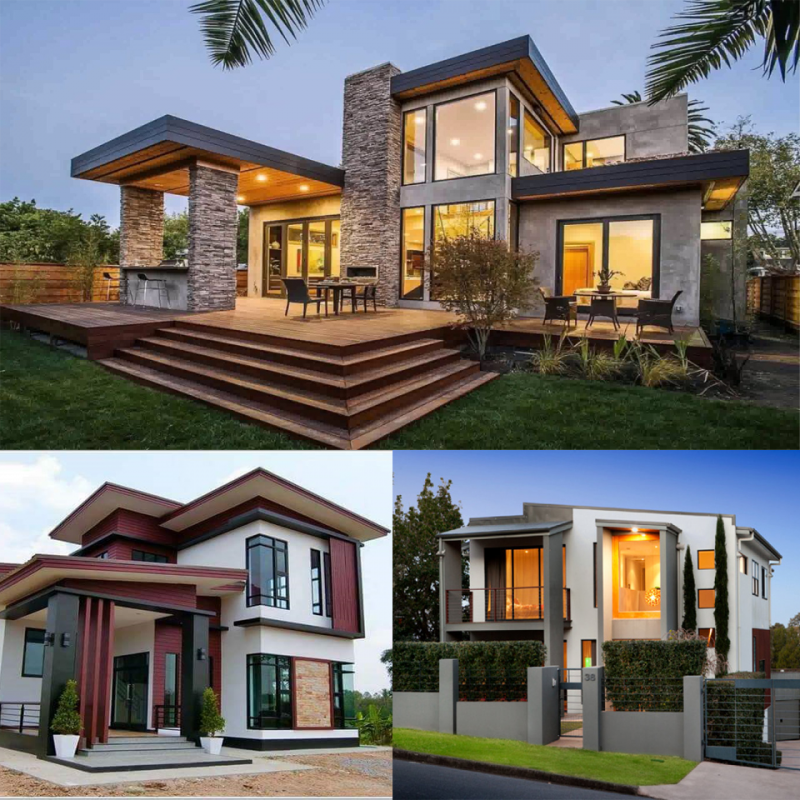 Desain Rumah Atap Datar Terkini