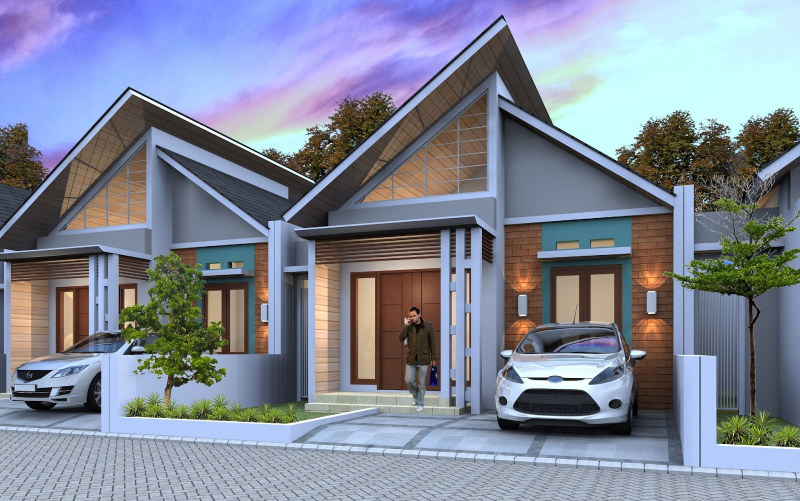 Gambaran Desain Rumah Atap Datar