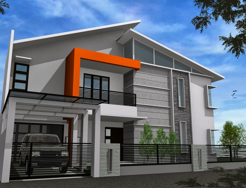 Ide Desain Rumah Atap Datar