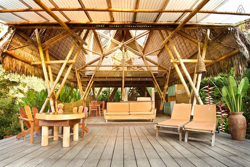 Ide Desain Rumah Bambu Jepang