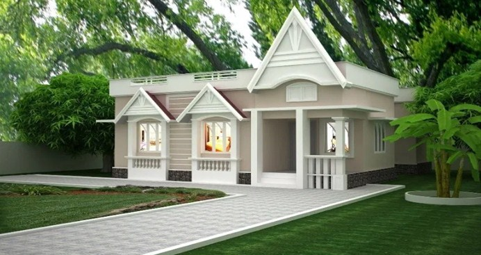 Desain rumah Belanda dengan sentuhan minimalis
