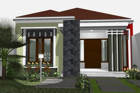 Desain Rumah dan Toko 1 Lantai Kecil