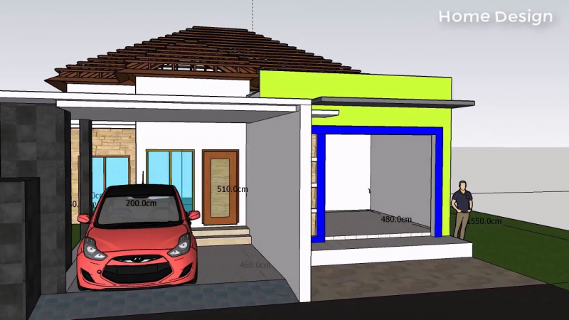 Desain Rumah dan Toko 1 Lantai Minimalis Terbaru