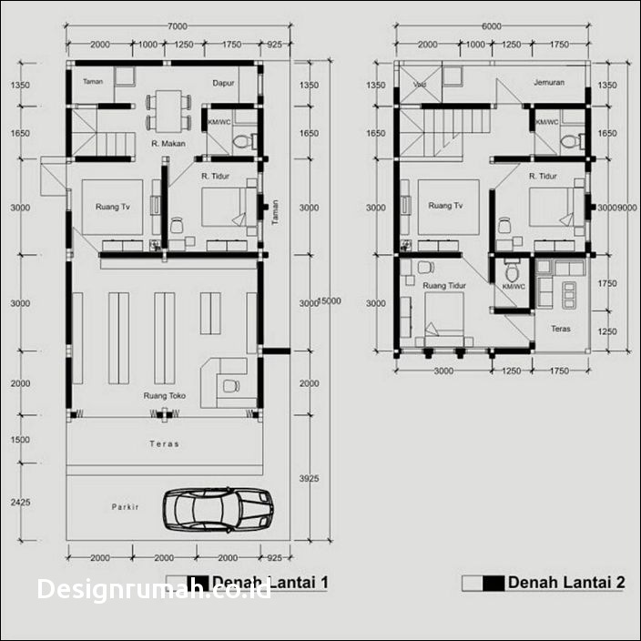 Desain Rumah dan Toko Minimalis Terbaru