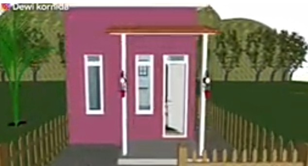 Desain rumah kayu